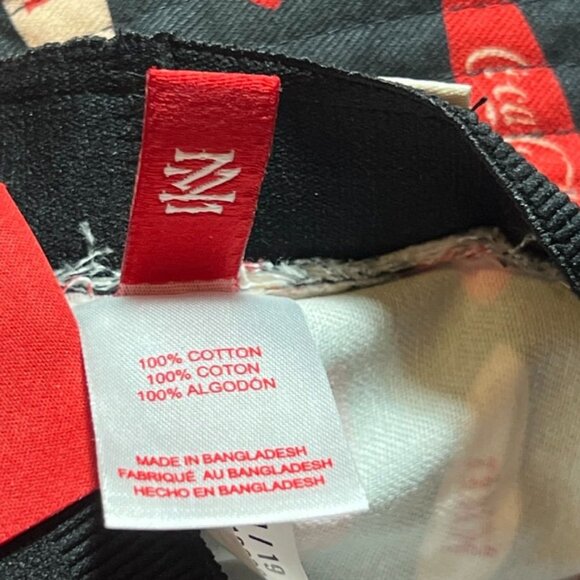 Kith x Coca-Cola Collaboration Bucket Hat Red & Black Pattern With Logo Design - Picture 11 of 11